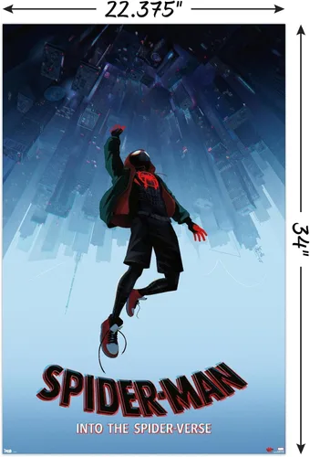 Miniatura 3 de Trends International Marvel Spider-Man - En El Verso De La Araña - Póster De Pared Caída, 22.375" x 34", Versión Sin Marco