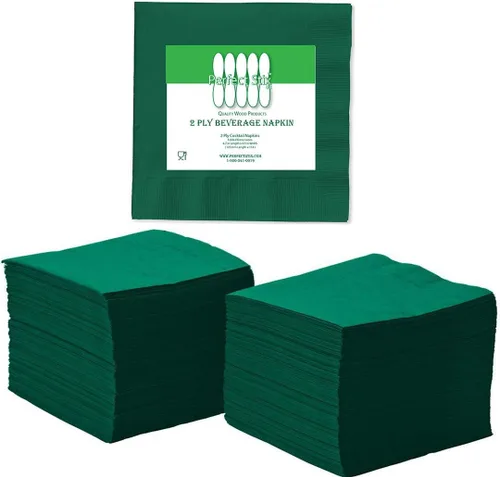 Miniatura 8 de Servilletas perfectas de 2 capas. 100ct servilletas de papel para cóctel. Dos capas., Negro, 100