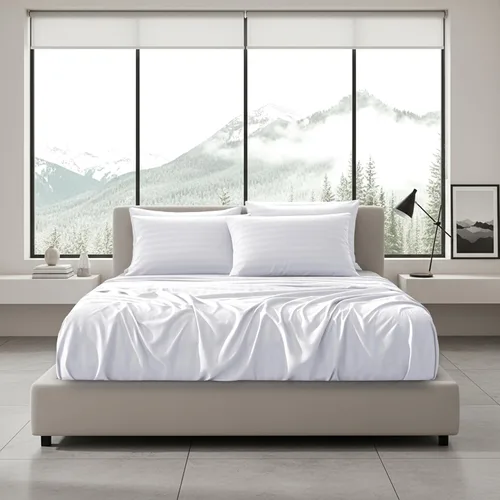 Miniatura 5 de Elegant Comfort Silky-Soft - Juego de sábanas de 4 piezas de calidad hotelera 1500 Premier, sin arrugas, tamaño matrimonial, color negro