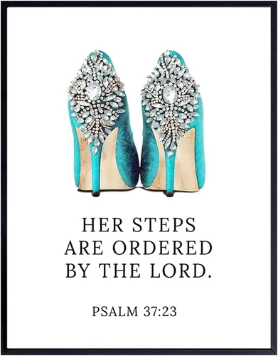 Miniatura 9 de Regalos cristianos glamorosos para mujeres, decoración de pared religiosa, versículos de la Biblia, decoración de pared de las Sagradas Escrituras