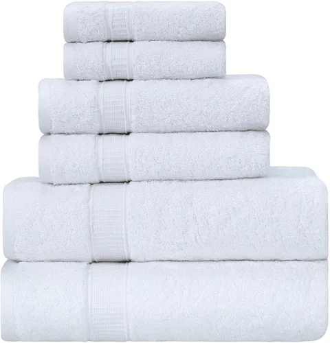 Miniatura 80 de LA HAMMAM - Paquete de 6 toallas de mano de 16 x 28 pulgadas de algodón turco para baño, cara, hotel, gimnasio y spa Extra suave al tacto, secado