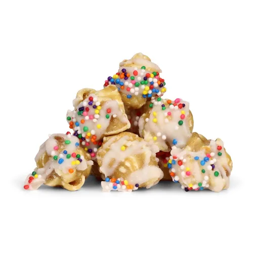 Miniatura 6 de Its Delish - Palomitas de maíz gourmet con sabor a pastel de cumpleaños con temática de pastel de cumpleaños, palomitas de maíz con arco iris sin
