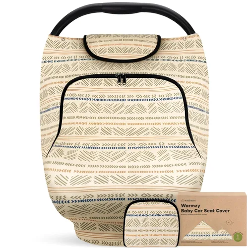 Miniatura 13 de KeaBabies Funda de asiento de automóvil de invierno para bebé, recién nacido, ajuste universal, fundas de asiento de automóvil para bebé, niña