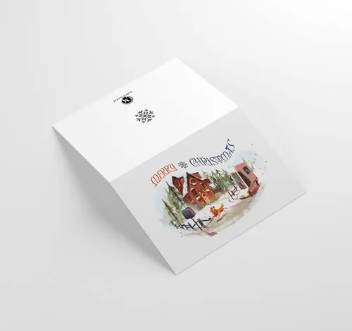 Miniatura 3 de Market On Mainstreet - Tarjetas de felicitación navideñas con sobres blancos, incluye mensaje en el interior, paquete a granel, 25