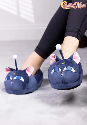 Miniatura 2 de Pantuflas de personajes 3D Sailor Moon Luna-P para adultos