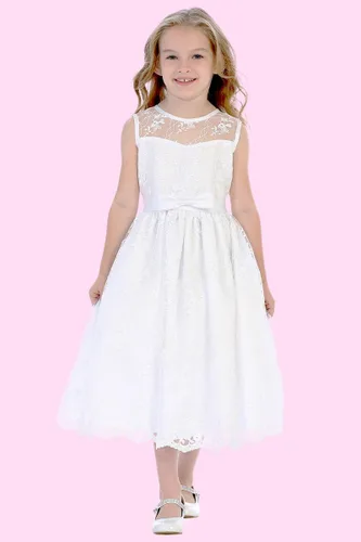 Miniatura 2 de Vestidos de Primera Comunión para Niñas 7-16 Vestido de Santa Comunión Blanco Vestidos de Primera Comunión para Niñas Plus