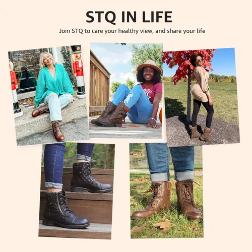 Miniatura 9 de STQ - Botas de combate para mujer