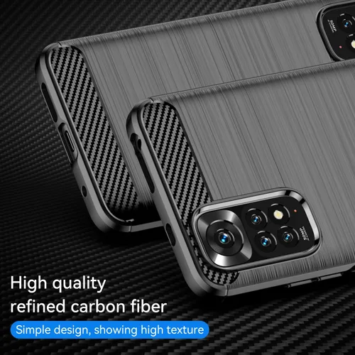 Miniatura 3 de Funda para Xiaomi Redmi Note 11 Note 11S Funda con protector de pantalla Vidrio templado Ligero Absorción de golpes Resistente TPU Cubierta