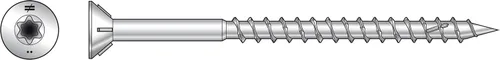 Miniatura 11 de Simpson Strong-Tie S10300WPB - Tornillo DWP para madera SS con accionamiento en cubierta, #10 x 3 pulgadas, T-15, cabeza plana, acero inoxidable