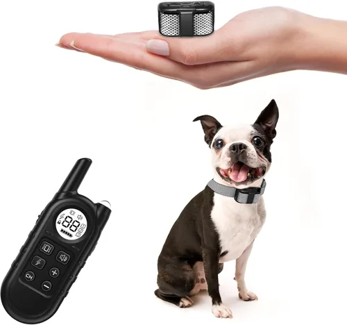 Collar de Choque para Perro Más Pequeño, Collar de Entrenamiento de Perro Más Ligero con Control Remoto para Perros Pequeños de 5 a 15 libras y