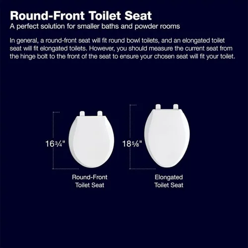 Miniatura 2 de KOHLER 25876-0 Hyten Asiento de inodoro redondo de cierre suave elevado de 3 pulgadas de altura, asiento contorneado con parachoques apretados