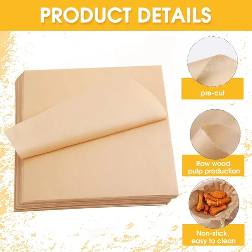 Miniatura 3 de Fumete Paquete de 500 hojas de papel encerado de 12 x 12 pulgadas para comida delicatessen, antiadherente, hamburguesas, hamburguesas, sándwiches