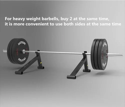 Miniatura 7 de CKIDS Deadlift Jack levantador de pesas para cambios rápidos de peso olímpico, se utiliza como placas de peso de carga y descarga para ejercicio