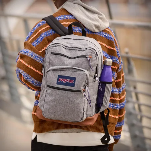 Miniatura 7 de JanSport Mochila genial con funda para laptop de 15 pulgadas, mochila grande para computadora con 2 compartimentos, correas ergonómicas, Azul Azul