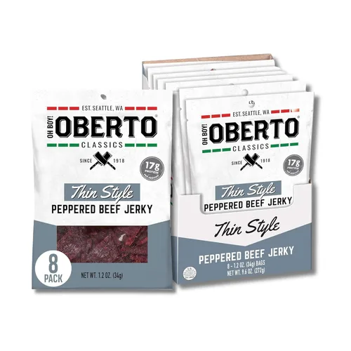 Miniatura 15 de ¡Oh chico! Oberto Classics Thin Style Original Beef Jerky, 1.2 onzas (Pack de 8)
