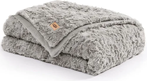 Miniatura 13 de UGG Adalee - Manta de piel sintética tamaño individual, cálida y acogedora, manta extra grande para sofá, ropa de cama lavable para cama individual