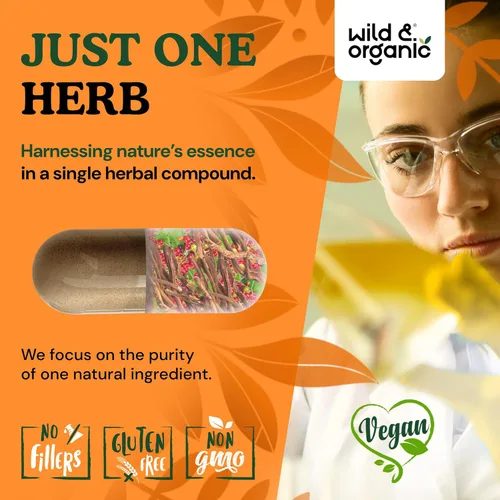 Miniatura 5 de Wild & Organic Cápsulas de raíz de zarzaparrilla, apoyo para la piel y la desintoxicación, suplemento de raíz de zarzaparrilla de 1000 mg, 30 días