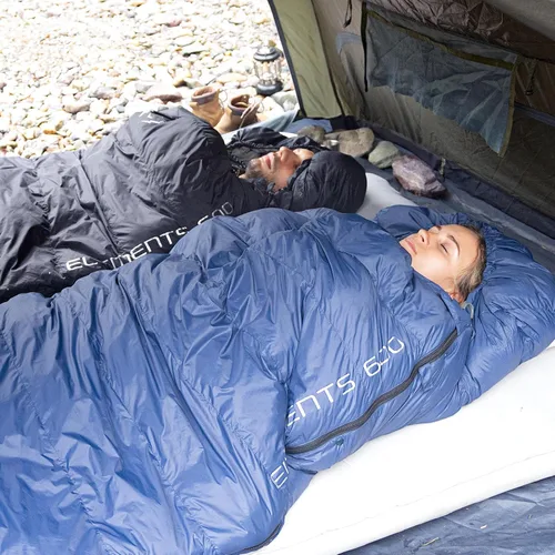 Miniatura 3 de ATEPA 3-in-1 Hybrid Down Sleeping Bag, Lightweight 3 Season Backpacking Sleeping Bag with Pad Attachment System & Compression Sack for Spring Summer
