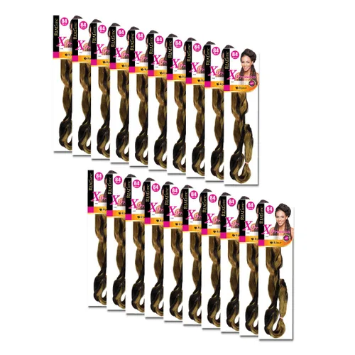 Miniatura 56 de Realistic Trenza original X-Pression 84 pulgadas 100% Kanekalon (paquete de 3, 1) M-61XPRES84