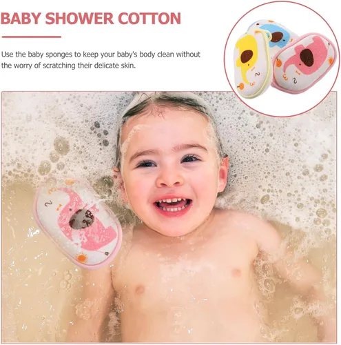 Miniatura 7 de FOMIYES Esponja de baño para bebé, esponja de baño, esponja de baño, esponja de lufa, esponjas de baño para ducha, toalla de baño, cepillo de espuma