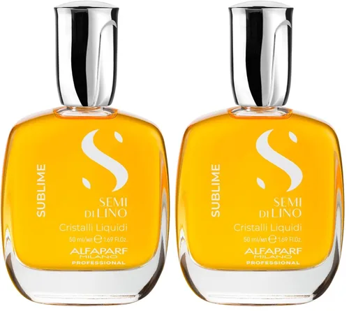Miniatura 14 de ALFAPARF MILANO Semi di Lino Cristalli Liquidi Hair Oil with Heat Protection - Superior Smoothing and Finishing Hair Serum - Anti Frizz - Brilliant