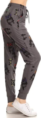 Leggings Depot - Pantalones deportivos para mujer, diseño con estampado, cintura alta, tallas S a 3X, BAT 1