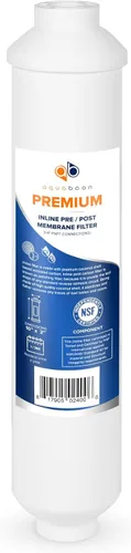 Miniatura 7 de Aquaboon Filtro de carbono en línea T33 - Filtro de agua en línea de 1/4 para refrigerador T33 en línea Ro Post/Cartucho de filtro de agua de pulido