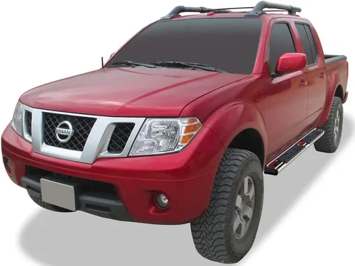 Miniatura 6 de APS Estribos de barras Nerf cromadas estilo OE compatibles con Nissan Frontier 2005-2024 Crew Cab