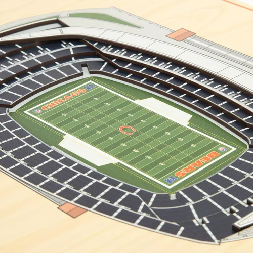 Miniatura 3 de YouTheFan Arte de pared de 5 capas con vista del estadio de la NFL