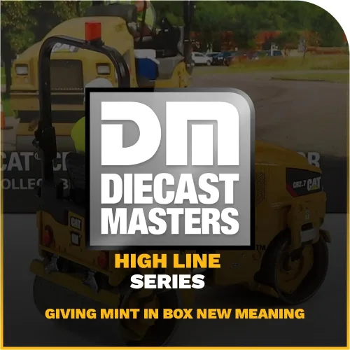 Miniatura 8 de Diecast Masters Compactador de utilidad CAT Caterpillar CB-2.7 con operador High Line Series 1/50 Diecast Model 85593