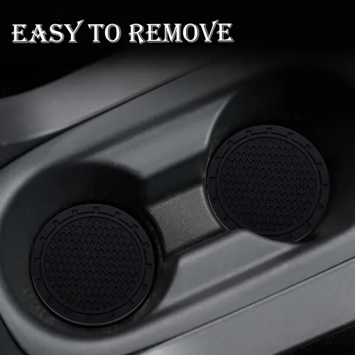 Miniatura 6 de 2 posavasos para automóvil, portavasos antideslizantes incrustados en adornos, accesorios universales empotrados para el interior del automóvil