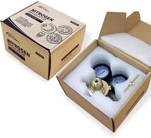Miniatura 7 de BETOOLL indicadores de regulador de oxígeno y gas para soldaduras para kits de corte con soplete Victor CGA 540.