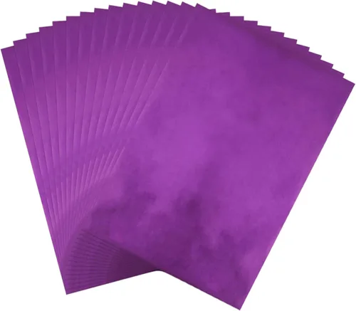 Miniatura 44 de Briartw Papel de Aluminio Termoadhesivo 20x29cm Paquete de 50 Hojas Papel Reactivo para Sellado en Caliente por Impresora Láser y Laminadora