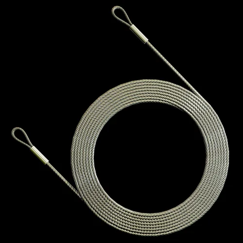 Miniatura 3 de Royal Shade Kits de accesorios de cables de alambre de 48 pies (12 pies x 4) para toldo rectangular / cuadrado – Metal de acero inoxidable