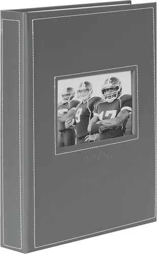 Miniatura 6 de DesignOvation Álbum de fotos grabado; juego de 4; negro; álbum de fotos álbum de recortes con capacidad para 40 fotos
