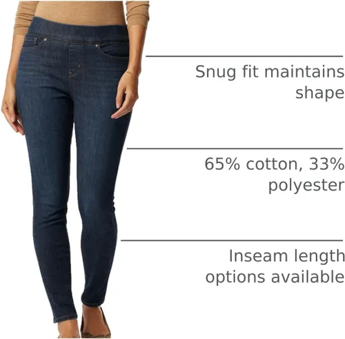 Miniatura 45 de Signature de Levi Strauss & Co. Gold Totally Shaping - Jeans ajustados para mujer, totalmente moldeadores, sin botones