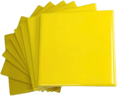 Miniatura 19 de Tenedos - Caja de 10 piezas para azulejos de cerámica brillantes de 4 1/4 pulgadas, para pared de baño y cocina, acabado brillante, aspecto clásico