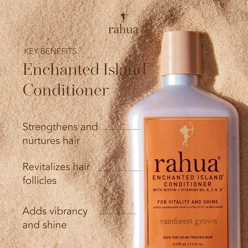 Miniatura 3 de Rahua Enchanted Island - Acondicionador fortalecimiento diario - Promueve el crecimiento del cabello - Biotina, aceite de Rahua - Guayaba y coco