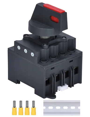 Miniatura 11 de DIHOOL Interruptor de desconexión solar de 32 amperios DC1200V aislador con carcasa impermeable IP66 para paneles solares, baterías, vehículos