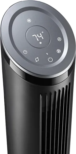 Miniatura 9 de Lasko Ventilador de torre Ascend con control remoto, ventiladores de piso de 36 pulgadas para dormitorio del hogar, flujo de aire de 29 pies/s