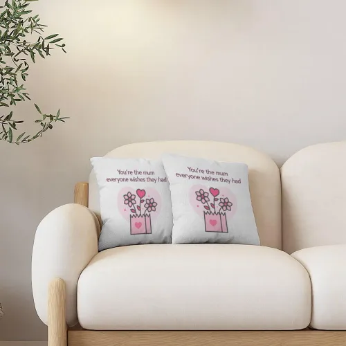 Miniatura 4 de Mom Birthday Gifts Velvet Pillow Covers 16X16 Best Mom Presents Valentines Day Gifts Mothers Day Presents from Daughter Son Mum Mama Gift Moms Gift