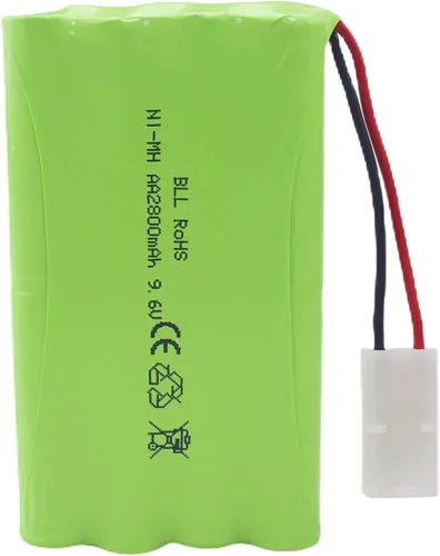 Miniatura 4 de AA 9.6V 2800mAh Batería recargable con enchufe Tamiya y cable de carga USB adecuado para coches de juguete RC, camiones, tanques, vehículos