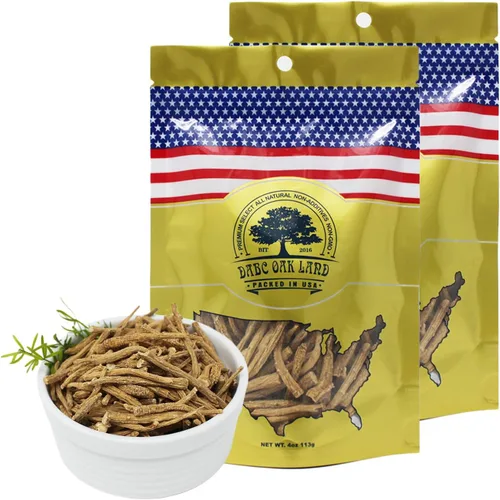 Miniatura 6 de 8 onzas = 8.01 oz/caja de raíz de ginseng cultivada de Wisconsin Americana seleccionada a mano Caja mediana larga y mediana