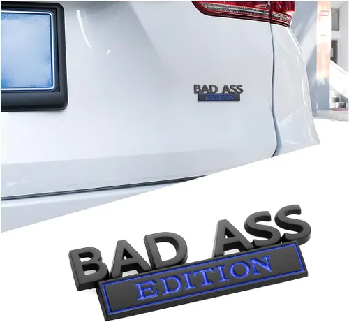 Miniatura 13 de Emblema de la edición Bad Ass para coche, calcomanía de guardabarros 3D con adhesivo 3M, accesorios para automóvil para la puerta trasera, parrilla