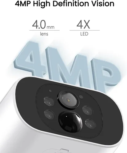 Miniatura 3 de ARCCTV Cámaras de seguridad solares inalámbricas para exteriores, kit de 4 cámaras, sistema inalámbrico de cámara de seguridad solar de 4 MP, visión