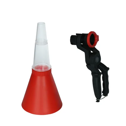 Miniatura 2 de Juego de embudo de plástico, embudo de aceite sin derrames, embudos de aceite de motor automotriz ajustable, accesorio de embudos de aceites