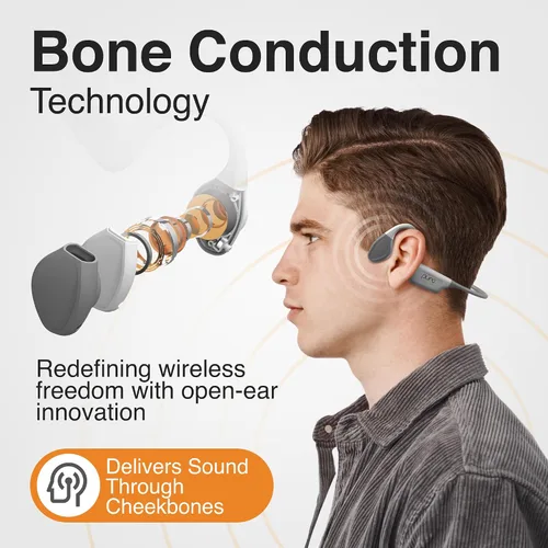 Miniatura 2 de Puro Sound Labs PuroFree - Auriculares de conducción ósea, Bluetooth 5.3 con micrófono integrado, a prueba de sudor e impermeabilidad IPX5, batería