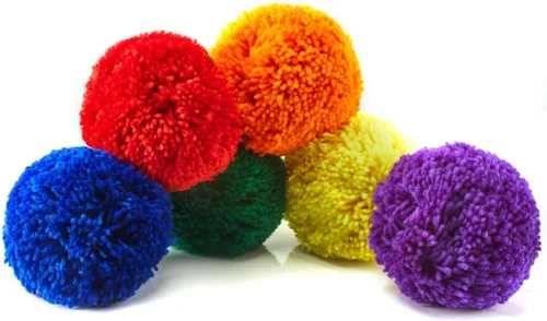 6 bolas de 5 pulgadas para patio de recreo, bolas de hilo de bolas de lana suave para niños y adultos Dodge Ball, kickball, balonmano, campamentos,