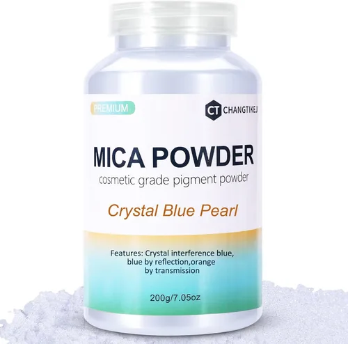 Miniatura 45 de CHANGTIKEJI Polvo de mica – 81 colores – 0.35 oz/botella de pigmento natural en polvo para resina epoxi, fabricación de jabón, fabricación de velas