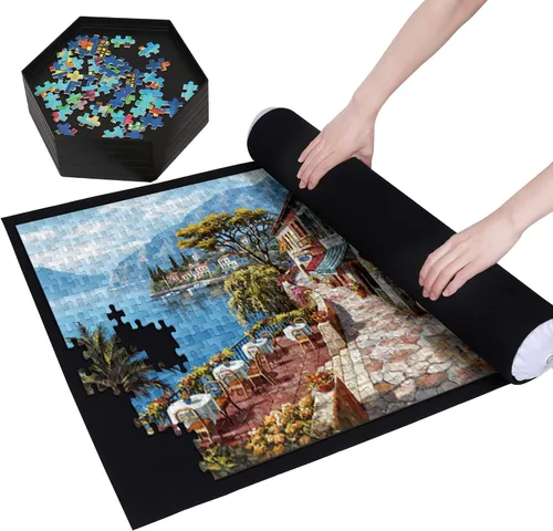 Miniatura 2 de Alfombrilla para rompecabezas Becko + 8 bandejas de clasificación de rompecabezas